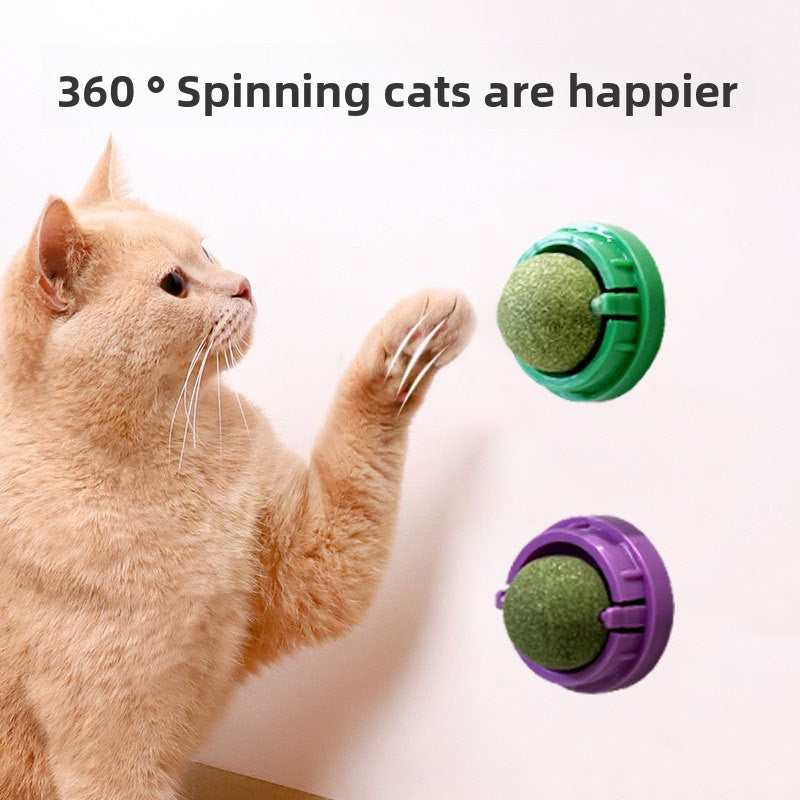 Rotating Cat Lick Ball